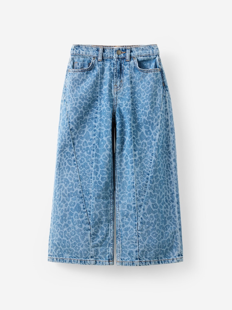 نیلا - چیتے - Cotton On Super Wide Leg Denim Jeans - تصویر 1 از 3