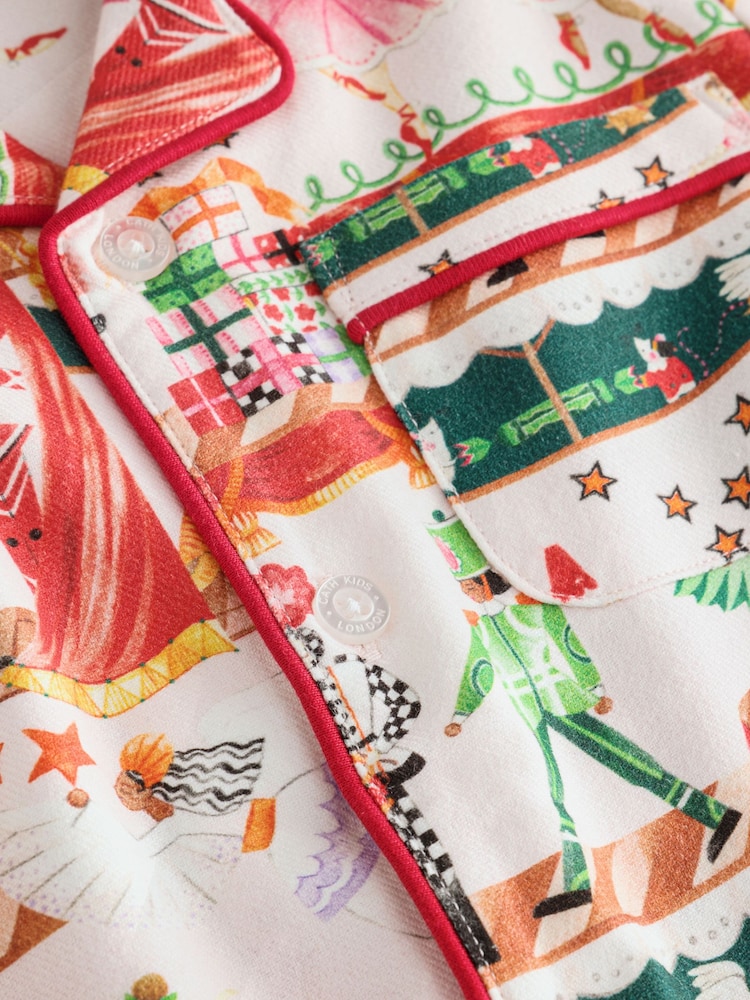 Cath Kidston Cream Nutcracker Single Button Through Pyjamas - Image 11 of 11 Cath Kidston Cream Nutcracker Single Button Through Pyjamas - Image 11 of 11