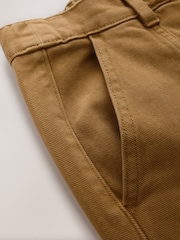 Tan Brown Barrel Leg Cargo Trousers - Image 6 of 7