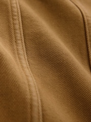 Tan Brown Barrel Leg Cargo Trousers - Image 7 of 7
