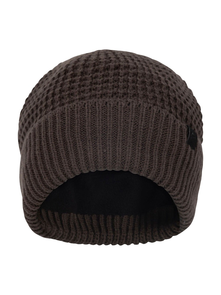 Trespass Dark  Brown Norry Beanie Hat - Image 2 of 3