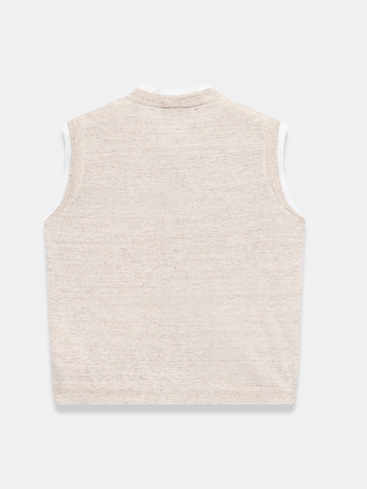 Mint Velvet Linen Blend Sleeveless Top - תמונה 6 מתוך 6