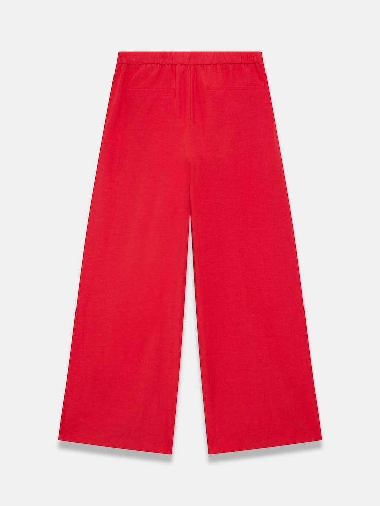 Mint Velvet Linen Blend Wide Trousers - 圖片 8/8