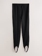 Black Ponte Stirrup Leggings - Image 6 of 9