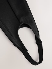 Black Ponte Stirrup Leggings - Image 8 of 9