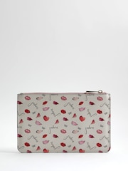 River Island Cream J'adore Heart Travel Wallet - Image 2 of 5