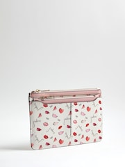 River Island Cream J'adore Heart Travel Wallet - Image 3 of 5