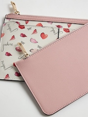 River Island Cream J'adore Heart Travel Wallet - Image 5 of 5