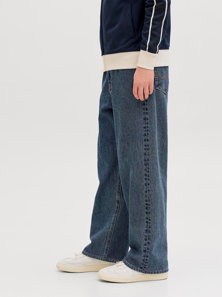 JACK & JONES Junior Blue Alex Baggy Fit Jeans - Image 2 of 7
