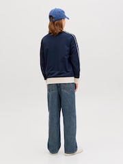 JACK & JONES Junior Blue Alex Baggy Fit Jeans - Image 3 of 7