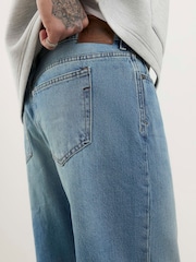 River Island Blue Loose Fit Mid Wash Jeans - Image 4 of 4