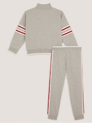 Monsoon Grey Half Zip Sweat Top and Jogger Set - Image 3 of 4