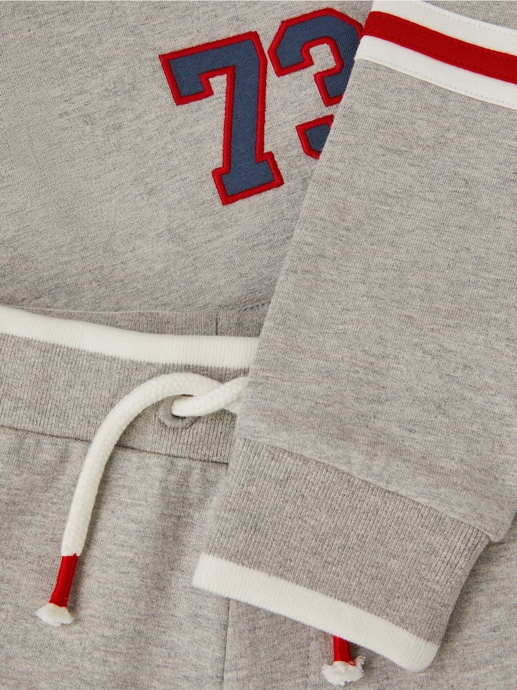 Monsoon Grey Half Zip Sweat Top and Jogger Set - Image 4 of 4