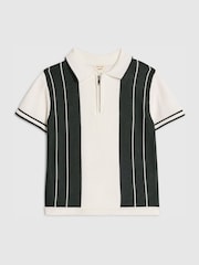River Island Stripe Polo Shirt - Imaginea 1 din 3