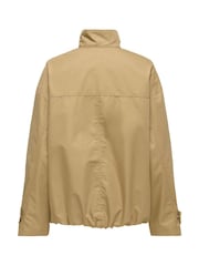 JDY Natural Funnel Neck Bomber Jacket - Image 2 of 2