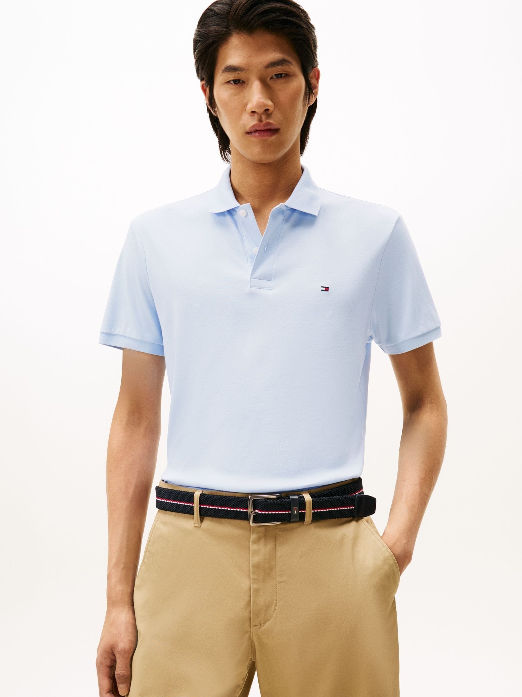Tommy Hilfiger Men's Liquid Cotton Reg Seasonal Polo Mw0mw39994 S/S Polo (Pack of 1) - Image 3