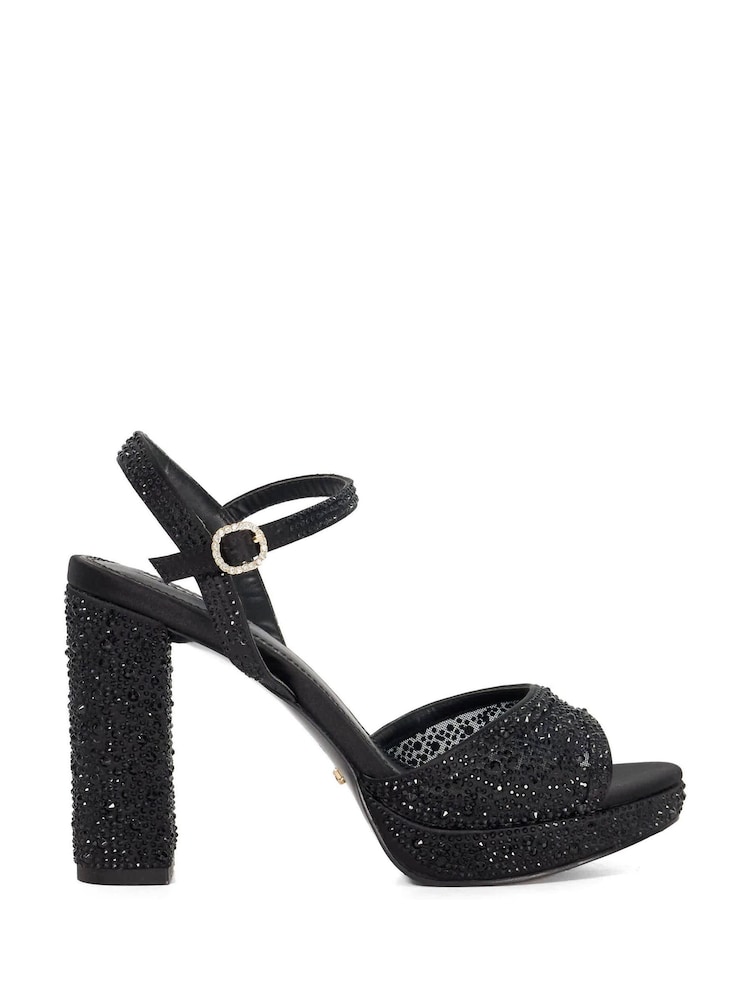Dune London Black Mesmerizing Smart Sandals - Image 1 of 5