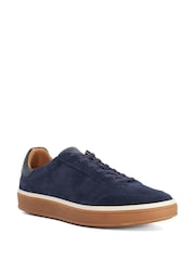 Dune London Blue Standard Fit Tony Cupsole Trainers - Image 2 of 5