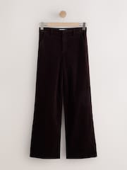 Burgundy Red Tailored Wide Leg Jeans - Image 6 of 8