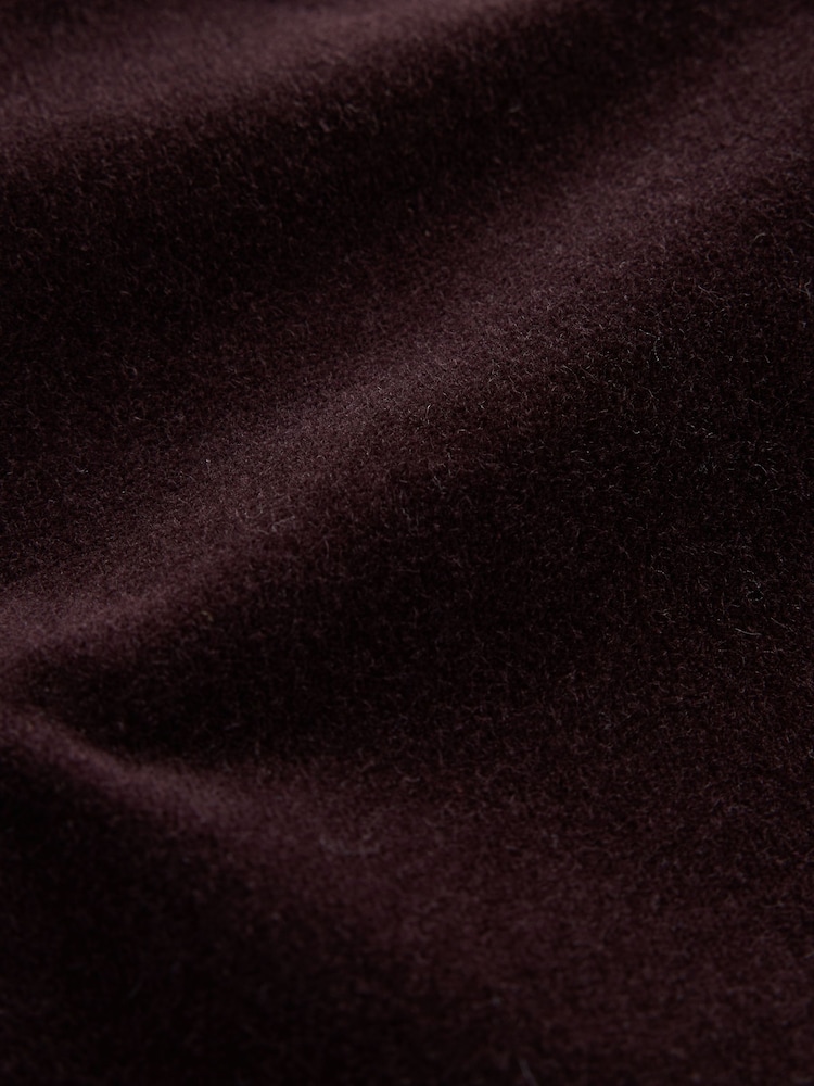 Burgundy Red Tailored Wide Leg Jeans - Image 8 of 8