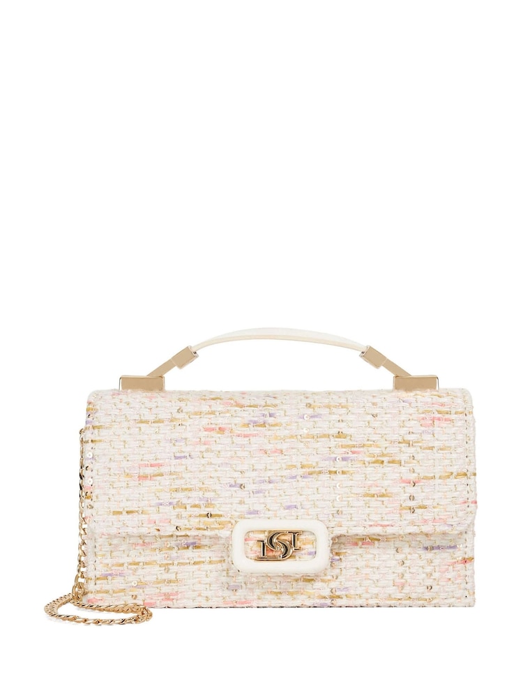 Dune London Pink Skilled Top Handle Micro Bag - Image 1 of 5