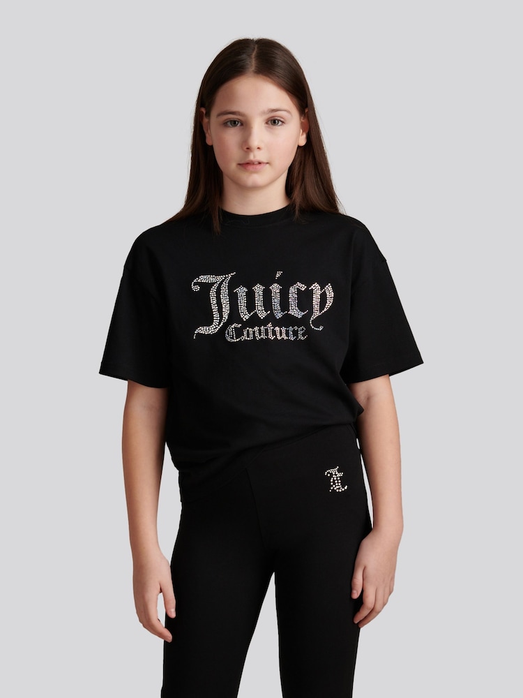 Juicy Couture ディアマンテ Tシャツ & フレアレギンスセット - 画像 1 / 10