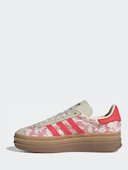 adidas Originals White Gazelle Bold X Liberty London Shoes - Image 4 of 9