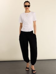 Baukjen White Lois Draped Top - Image 3 of 4