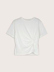 Baukjen White Lois Draped Top - Image 4 of 4