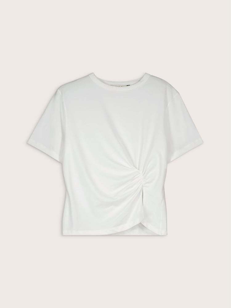 Baukjen White Lois Draped Top - Image 4 of 4 Baukjen White Lois Draped Top - Image 4 of 4