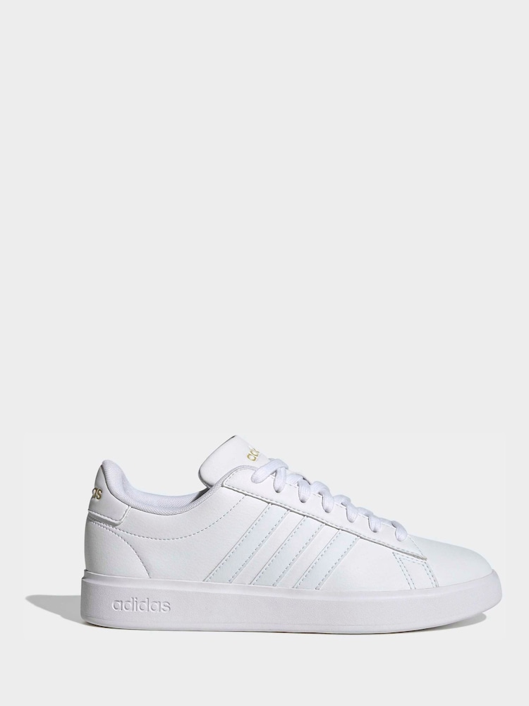 adidas White Grand Court Shoes - Image 1 of 10