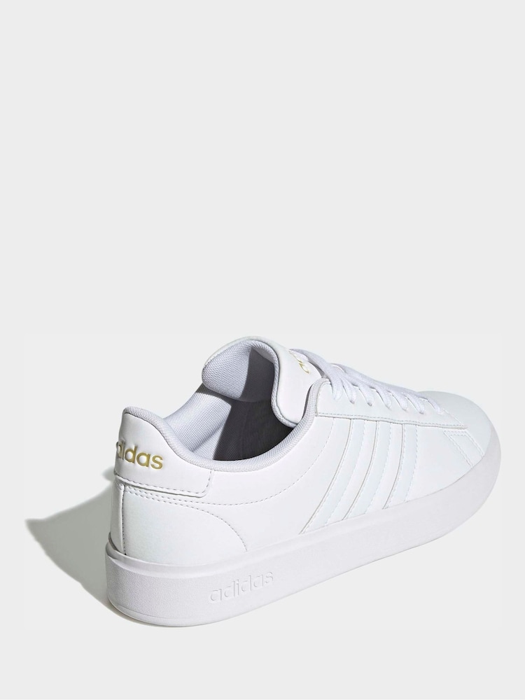 adidas White Grand Court Shoes - Image 16 of 16