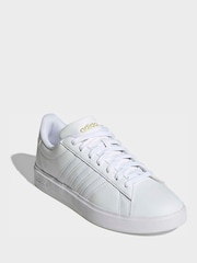 adidas White Grand Court Shoes - Image 4 of 10