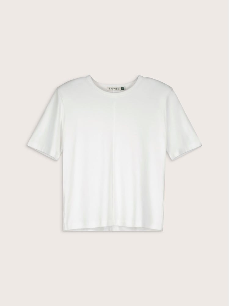 Baukjen White Adeline Shoulder Pad Top - Image 5 of 5 Baukjen White Adeline Shoulder Pad Top - Image 5 of 5