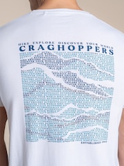 Craghoppers White Lucent Ii Short Sleeved T-Shirt - Image 2 of 5