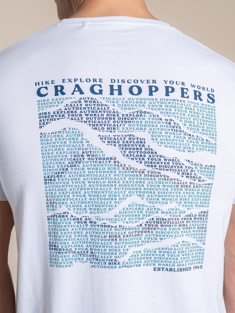 Craghoppers White Lucent Ii Short Sleeved T-Shirt - Image 2 of 5
