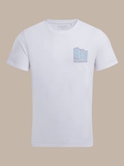 Craghoppers White Lucent Ii Short Sleeved T-Shirt - Image 3 of 5