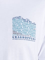 Craghoppers White Lucent Ii Short Sleeved T-Shirt - Image 5 of 5