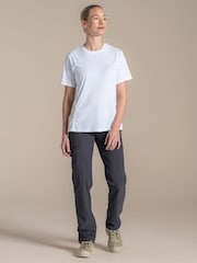 Craghoppers White Nosilife Solarshield+Short Sleeved T-Shirt - Image 3 of 5