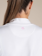Craghoppers White Nosilife Long Sleeved Mock Neck Top - Image 4 of 6