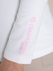Craghoppers White Nosilife Long Sleeved Mock Neck Top - Image 5 of 6