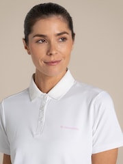 Craghoppers Cream Nosilife Thornbury Short Sleeved Polo Top - Image 5 of 6