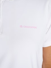 Craghoppers Cream Nosilife Thornbury Short Sleeved Polo Top - Image 6 of 6