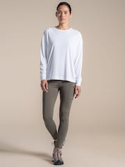 Craghoppers Cream Nosilife Solarshield+Long Sleeved T-Shirt - Image 3 of 4