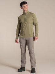 Craghoppers Green NosiLife SolarShield+ Half Zip Top - Image 3 of 5