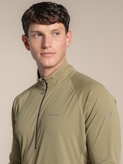 Craghoppers Green NosiLife SolarShield+ Half Zip Top - Image 4 of 5