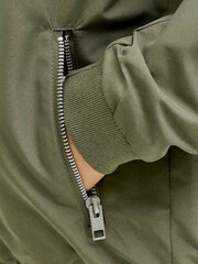 JACK & JONES JUNIOR Green Lightweight Bomber Jacket - Image 4 of 7