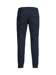 JACK & JONES JUNIOR Blue Cuffed Cargo Trousers - Image 7 of 7