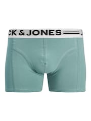 JACK & JONES JUNIOR Blue Boxers 3 Pack - Image 2 of 5