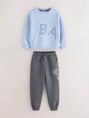Blå - Baker by Ted Baker Oversized Genser og Joggebukser Sett - Bilde 1 av 10